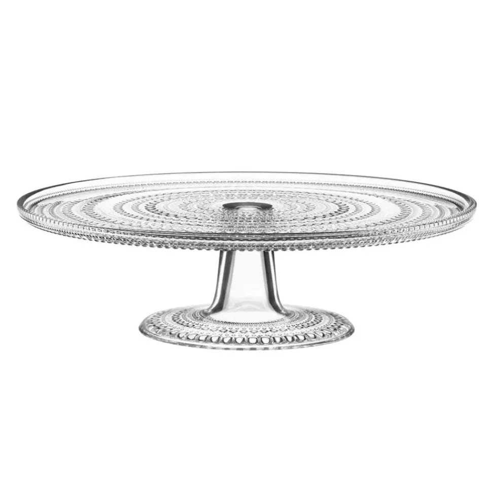 Iittala Kastehelmi cake plate, large, 31.5 cm Transparent Online