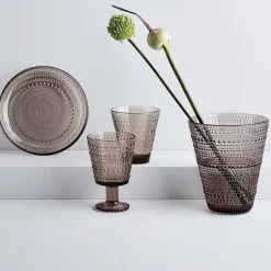 Iittala Kastehelmi glass 30 cl 2-pack, linen Beige Discount