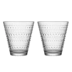 Iittala Kastehelmi glass 30 cl 2-pack, clear Transparent