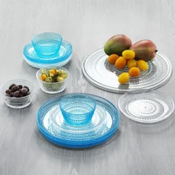 Iittala Kastehelmi plate small Ø24.8 cm, clear Transparent