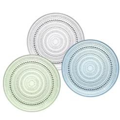 Iittala Kastehelmi plate small Ø24.8 cm, clear Transparent