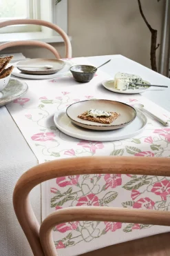 Ekelund Linneväveri Åkervinda table runner 35x120 cm, Pink Outlet