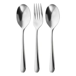 Robert Welch Kingham Bright serving cutlery 3 pieces, Stainless steel Silver-coloured New