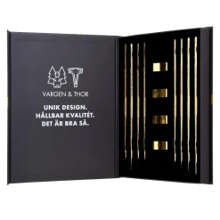 Vargen & Thor Kito Chopsticks 4-pack, brass Gold-coloured Best