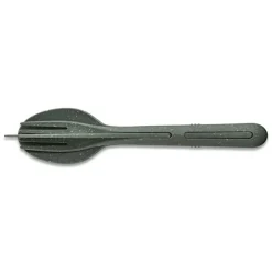 Koziol Klikk cutlery set 3 pieces, Dark gray Grey