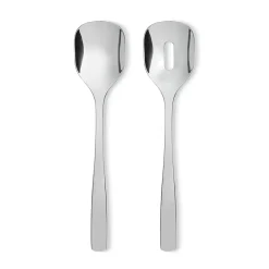 Alessi KnifeForkSpoon salad set, Stainless steel Silver-coloured Outlet
