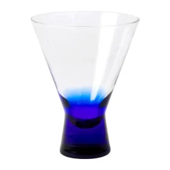 Broste Copenhagen Konus cocktail glass 20 cl, Intense Blue