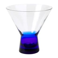 Broste Copenhagen Konus cocktail glass 10 cl, Intense Blue Hot