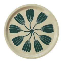 Fine Little Day Krans tray Ø31 cm, Yellow-green YellowGreen Clearance