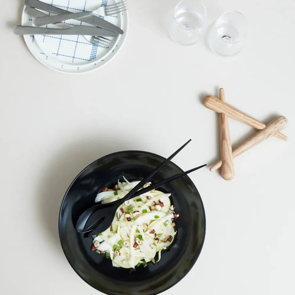 Normann Copenhagen Krenit salad set, Black New