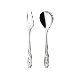 Hardanger Bestikk Kristin serving set 2 pieces, 2 pieces Silver-coloured