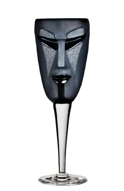 Målerås Glasbruk Kubik wine glass, Black Online