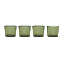 OYOY Kuki drinking glasses 4-pack, Green Clearance