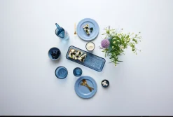 Bitz Kusintha serving dish rectangular 14x38 cm, Blue Online