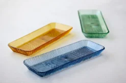 Bitz Kusintha serving dish rectangular 14x38 cm, Blue Online
