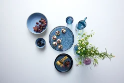 Bitz Kusintha serving dish round Ø30 cm, Blue