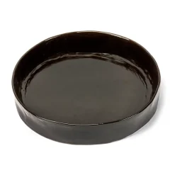 Serax La Mère deep plate L Ø25 cm, Dark Brown