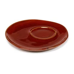 Serax La Mère saucer for espresso cup Ø11 cm 2-pack, Venetian Red Outlet