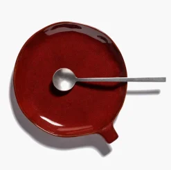 Serax La Mère tray with handles Ø17 cm 2-pack, Venetian Red Best