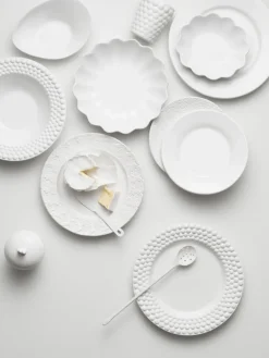 Mateus Lace plate 25 cm, White Outlet
