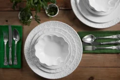 Mateus Lace plate 25 cm, White Outlet