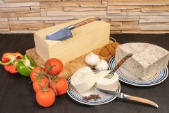 Hâws Laguiole By cheese knife set 3-piece, Olive BrownSilver-coloured Clearance
