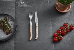 Hâws Laguiole By grilling fork 6-pack, Oak BrownSilver-coloured Best