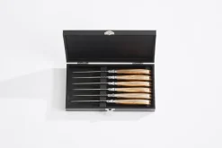 Hâws Laguiole By grilling fork 6-pack, Olive BrownSilver-coloured Outlet