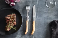 Hâws Laguiole By grilling fork 6-pack, Olive BrownSilver-coloured Outlet