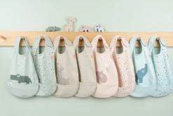 Done by deer Lalee bib with velcro 2-pack, Sand Beige New