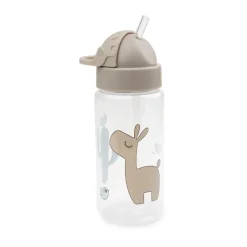 Done by deer Lalee bottle with straw, Sand Beige Hot