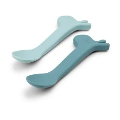 Done by deer Lalee spoon 2-pack, Blue Hot