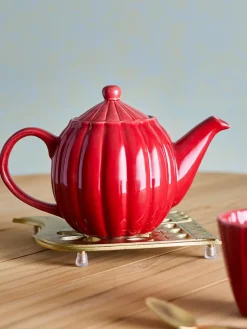 Bloomingville Latina teapot 1.085 L, Red Sale