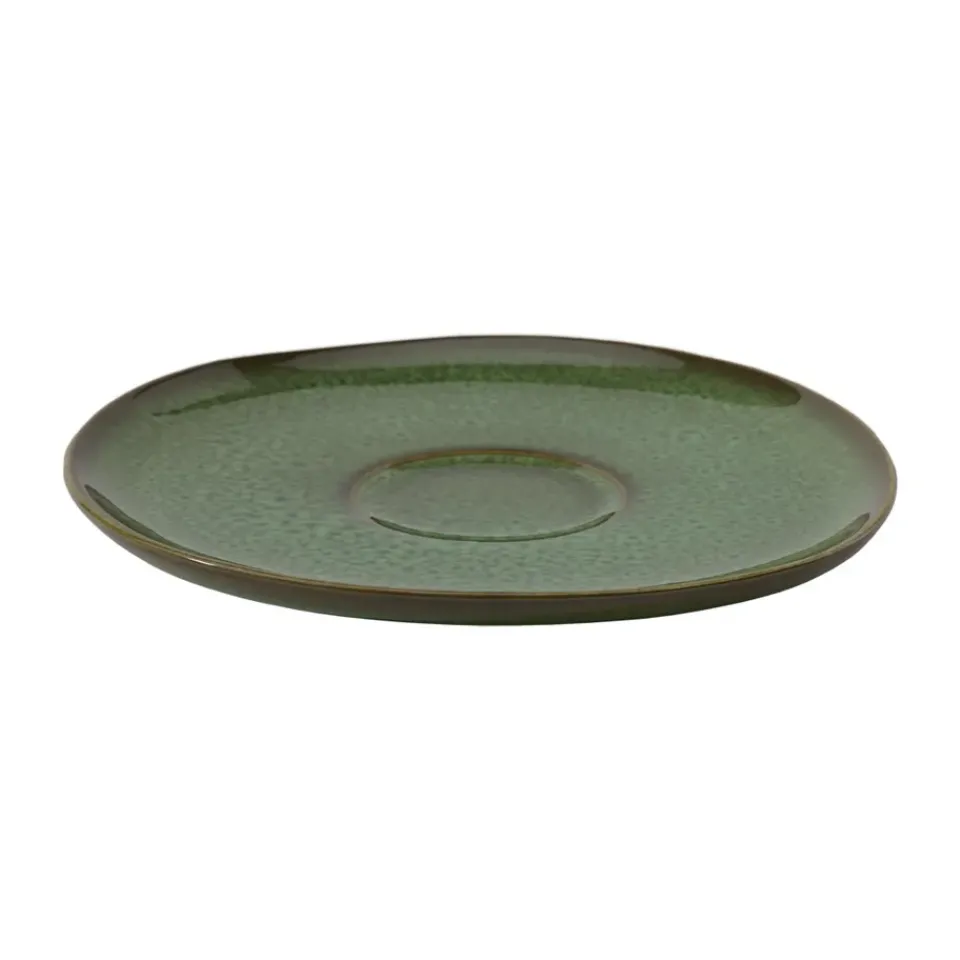 Villeroy & Boch Lave coffee saucer 15.5 cm, Green Hot