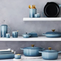 Le Creuset coffee press 1 L, Chambray Blue Outlet