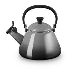 Le Creuset Kone kettle with whistle, Flint BlackGrey Best
