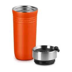 Le Creuset On The Go thermos mug 0.35 L, Volcanic Orange