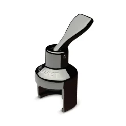 Le Creuset SW-101 Crown champagne stopper, Silver Black Clearance
