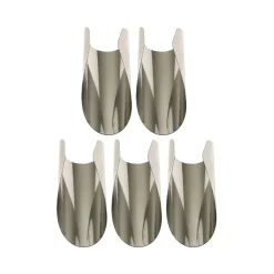 Le Creuset WA-125 drip-stop 5 pack, Silver Silver-coloured Discount