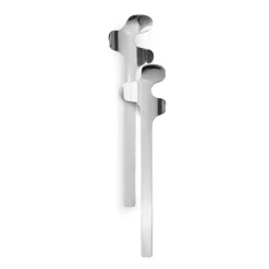 Born In Sweden Leaf salad servers, Polished Steel Silver-coloured