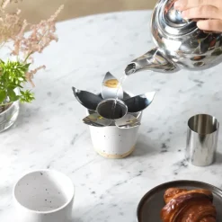 KLONG Leaf tea infuser, Stainless steel Silver-coloured Hot
