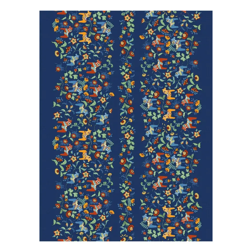 Arvidssons Textil Leksand oilcloth, Blue Clearance