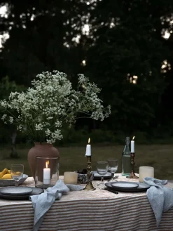 Tell Me More Leon tablecloth 145x145 cm, Spice WhiteBeige Clearance