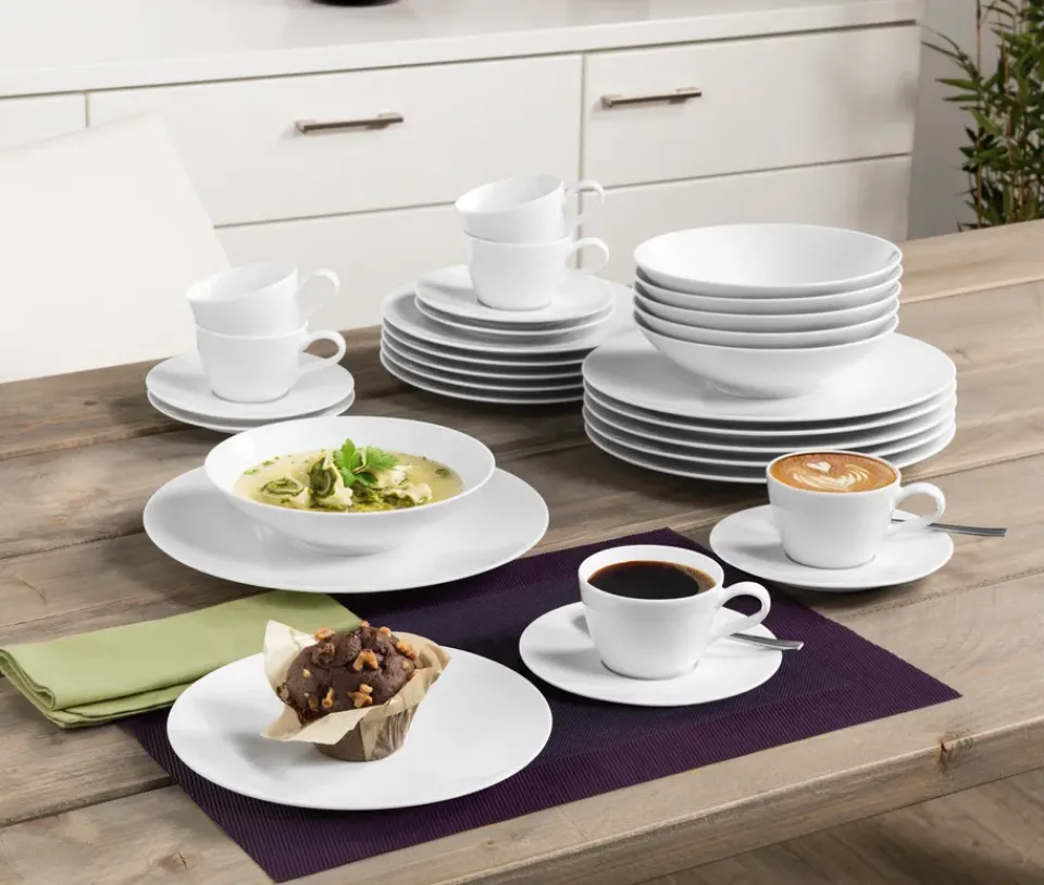 Seltmann Weiden Life service set 30 pieces, White Clearance