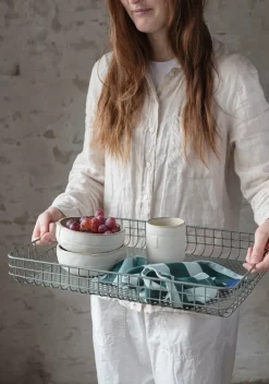 Mette Ditmer Lift serving tray 33.5x45.5 cm, Thyme Green Outlet