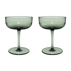 Villeroy & Boch Like champagne glass coupe 10 cl 2-pack, Sage Green Outlet