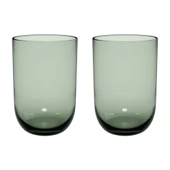 Villeroy & Boch Like long drink glass 38.5 cl 2-pack, Sage Green Discount