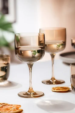 Villeroy & Boch Like wine glass 27 cl 2-pack, Clay Brown Discount