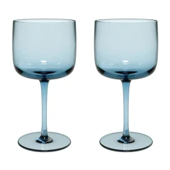 Villeroy & Boch Like wine glass 27 cl 2-pack, Ice Blue