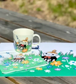 Opto Design Lilla My på ängen Moomin placemat, 27,5x40 cm WhiteMulti Discount